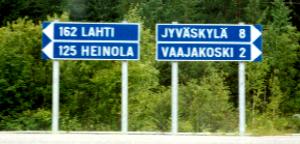 Strasse nach Lahti