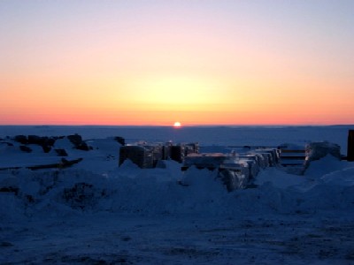 Diavik Diamond Mine Sunrise